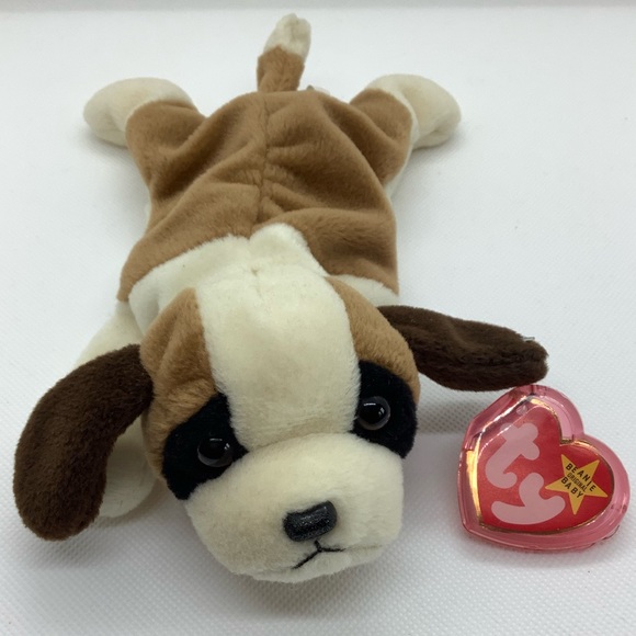 Ty Toys Ty Beanie Baby Bernie St Bernard Dog 996 W Tags Poshmark